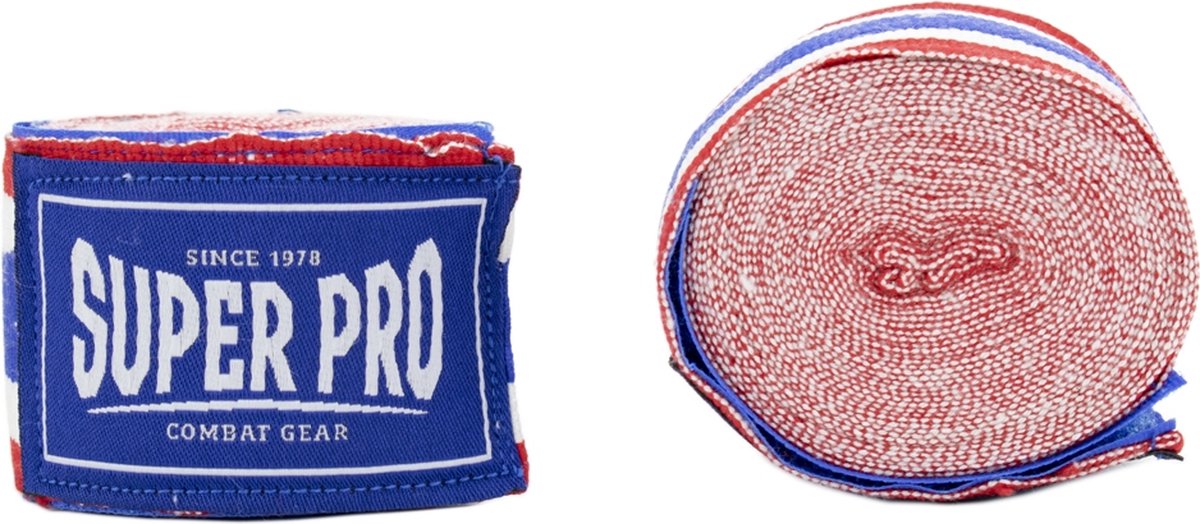 Super Pro Combat Gear Bandagen rot weiß blau 450cm