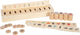 Kleiner Fuß -Holz -Sortierbox World Explorer