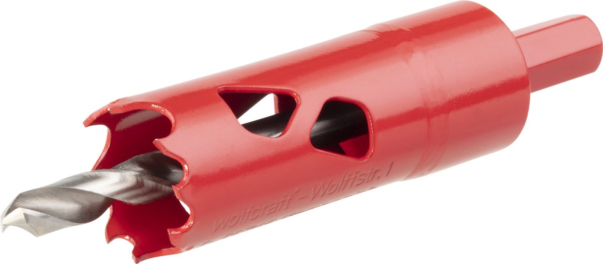 Wolfcraft – Lochsäge 22 mm – BIM-Lochbohrer 22 mm – 5463000