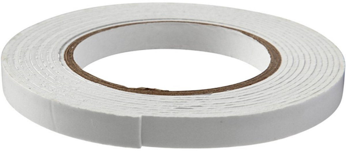 Creativ Company 3D-Schaumband, B: 12 mm, Stärke 2 mm, 5 m 1 Rolle
