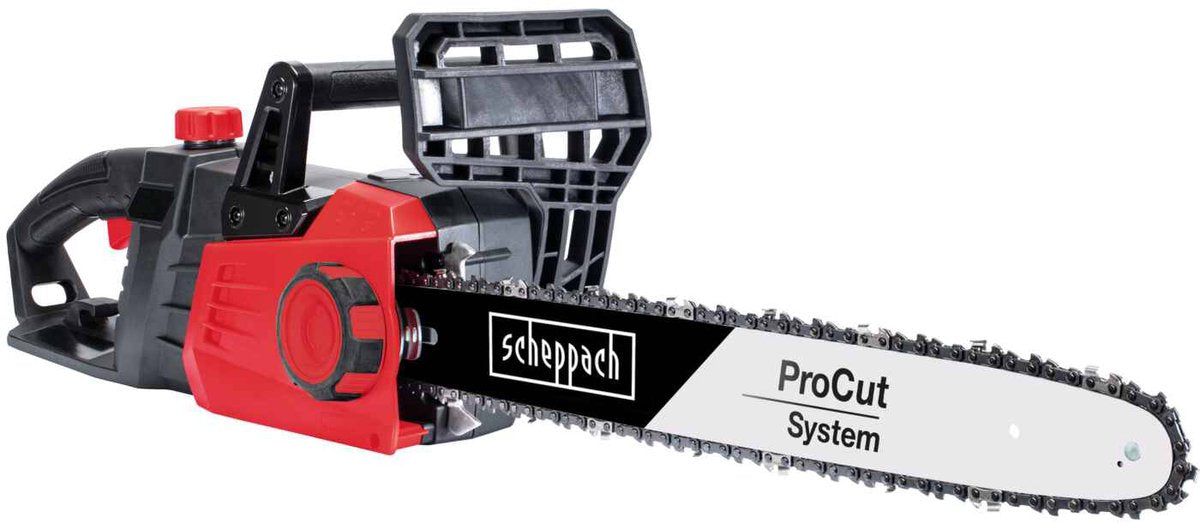 Scheppach Elektrokettensäge CSE2700 – 2700 W – 45,5 cm Sägeblatt – 44 cm Sägedurchmesser – 15 m s Schnittgeschwindigkeit
