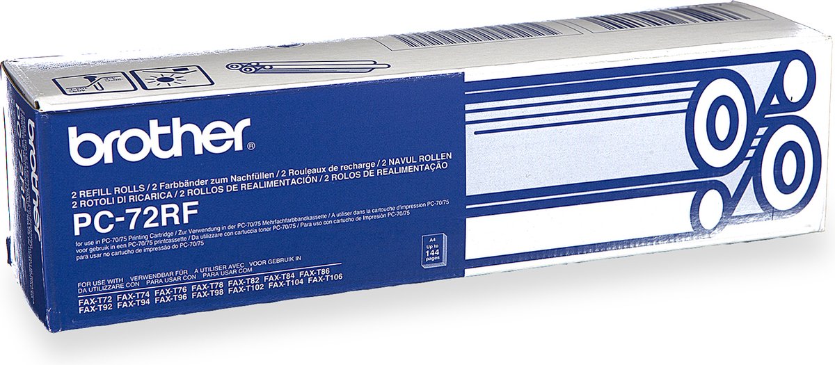 Brother pc72rf - thermal transfer roll 2 pieces