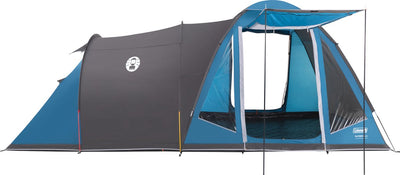 Coleman Waterfall 5 Familienzelt – 5-Personen-Zelt – Hybrid-Design – wasserdicht und leicht – Blau Schwarz