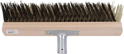 Sprachwerkzeuge - X-Besen - Innenbereich - 40 cm - Cremeschwarz - ohne Stiel