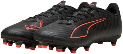 Puma Ultra 6 Play FG AG Unisex-Sportschuhe - Schwarz-Rot