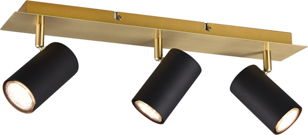 Trio Marley - Deckenstrahler - Gold; schwarz