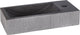 Differnz Ribble-Brunnen 38x18x8cm bombai schwarz