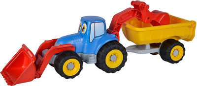 Androni -Traktor mit Auto