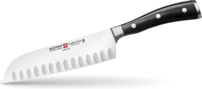 Wusthof - klassisches Ikon-Santoku mit Grübchen 17 cm