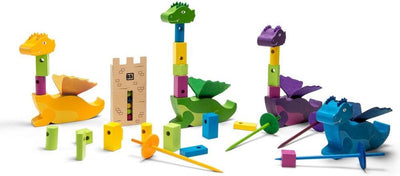 Bs Toys Poke Fun – Stapelspiel – lehrreich – Holz – Motorik – 4 Spieler