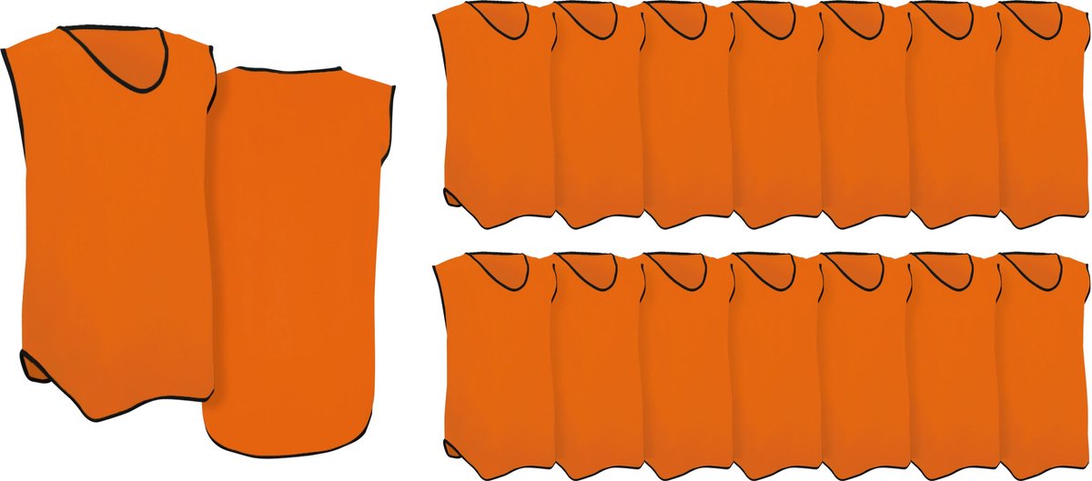 Avento Trainingsweste – Erwachsene – 15er-Set – Orange