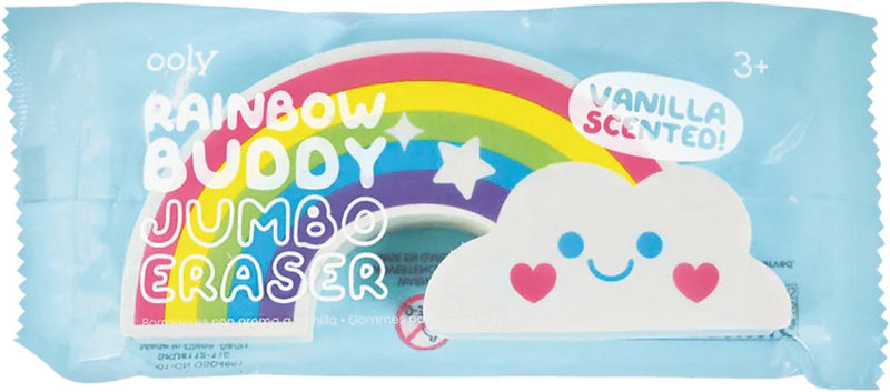Ooly – Rainbow Buddy – großer Duft-Radiergummi – Regenbogen-Radiergummi mit Vanille-Duft