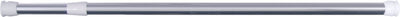 Runde Duschstange von Differnz – zum Klemmen – aluminiumbeschichtet – 75 x 125 cm – Chrom