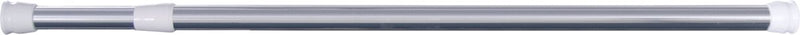 Runde Duschstange von Differnz – zum Klemmen – aluminiumbeschichtet – 75 x 125 cm – Chrom