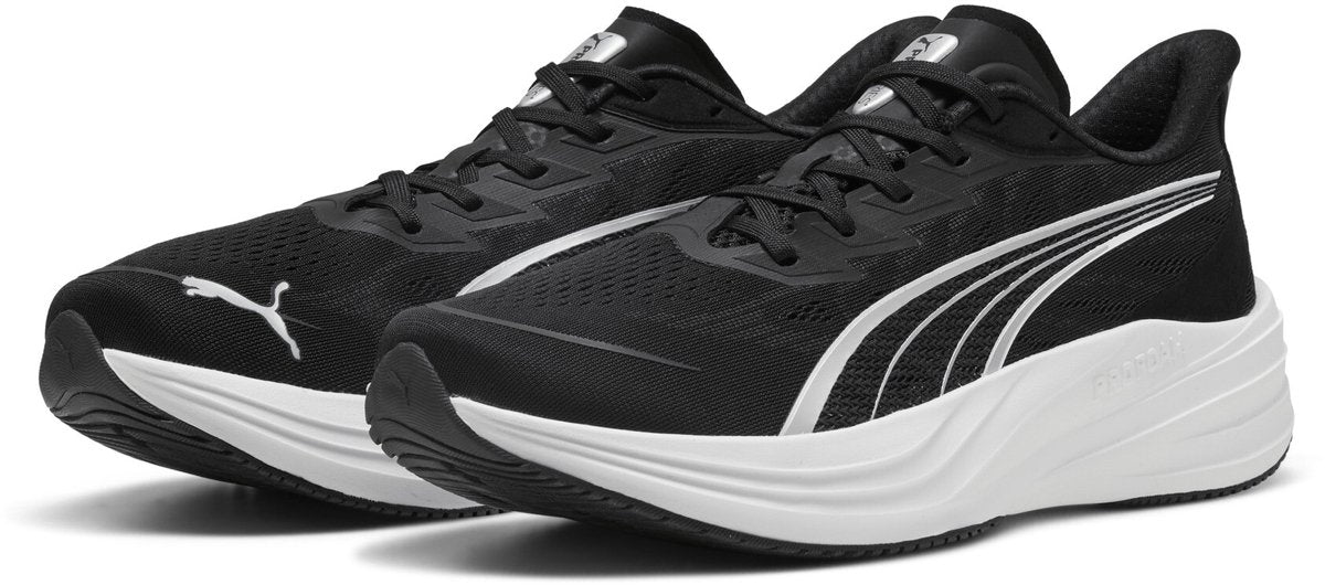 Puma Darter Pro 2 Unisex-Sportschuhe - Schwarz-Flat Dark Grey