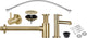 Differnz-Brunnenhahn-Set mattgold