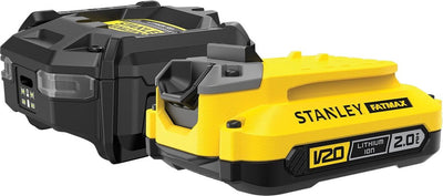 Stanley Fatmax 18V Startset 1x 2.0AH Batterie + Ladegerät V20