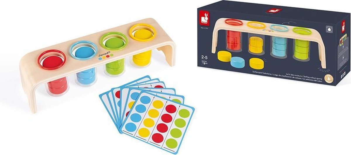 Janod – Lernspiel – Farben sortieren