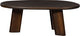Woood runder Couchtisch - Mangoholz - Walnuss - 40x110x60