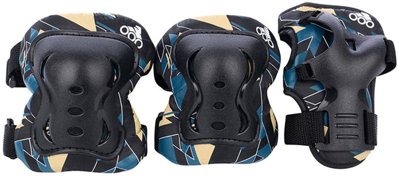 Tempish - Stryker Schlittschuhschutz 3er-Pack - Kinder - dreiteilig - schwarz - m