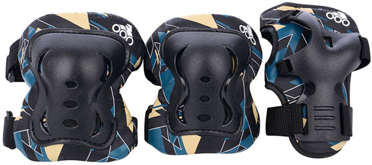 Tempish - Stryker Schlittschuhschutz 3er-Pack - Kinder - dreiteilig - schwarz - m