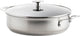 Kitchenaid Schmorpfanne mit Deckel 28 cm – 4,3 l – PFAs-freie Antihaftbeschichtung – Induktions-Sautépfanne – Edelstahl-Sautépfanne – ofenfest bis 230 Grad – Silber