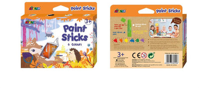 Avenir Farbstifte: 6 Farben, im Karton 14,8x2,4cm, 3+