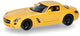 Herpa Mercedes Benz SLS AMG (schwarze Felgen), Gelbmetallic