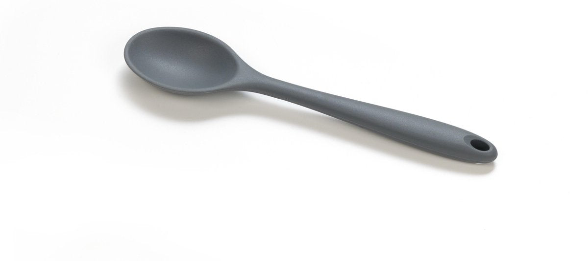 Basic kulinarischer Kochlöffel – Silikon – 20 cm – Grau