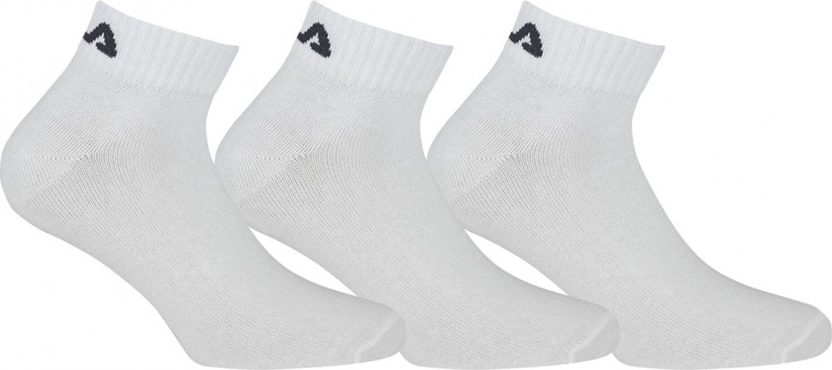 Fila - Söckchen 3er-Pack - Weiß Söckchen - 35 - 38 - Weiß
