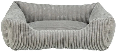 Trixie Hundkorb Vital Jonna Rib Velvet Grau