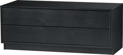 Woood Finca TV-Schrank – Kiefer – Schwarz – 40 x 100 x 40