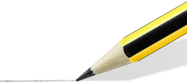 Markenloser Bleistift von Staedtler Noris, Härte 2h 120-4
