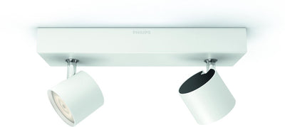 Philips LED Philips Star Aufbaustrahler – 2-flammig – Weiß
