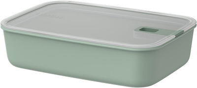 Mepal Easyclip Lebensmittelbehälter – 2,25 l – Lebensmittelbehälter mit Schiebeverschluss – mikrowellengeeignet. Dampfofen. Kühl- und Gefrierschrank – nordischer Salbei