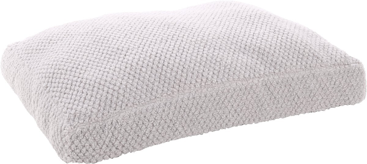 Flamingo-Hundekissen – Katzenkissen – Hundebett, Katzenbett – Jacquard-Grau – 80 x 60 x 10 cm – luxuriöser Komfort