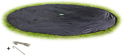 Exit Toys Exit Bodentrampolinabdeckung ø427cm – Trampolin-Schutzhülle – wetterfest – rund – Plane