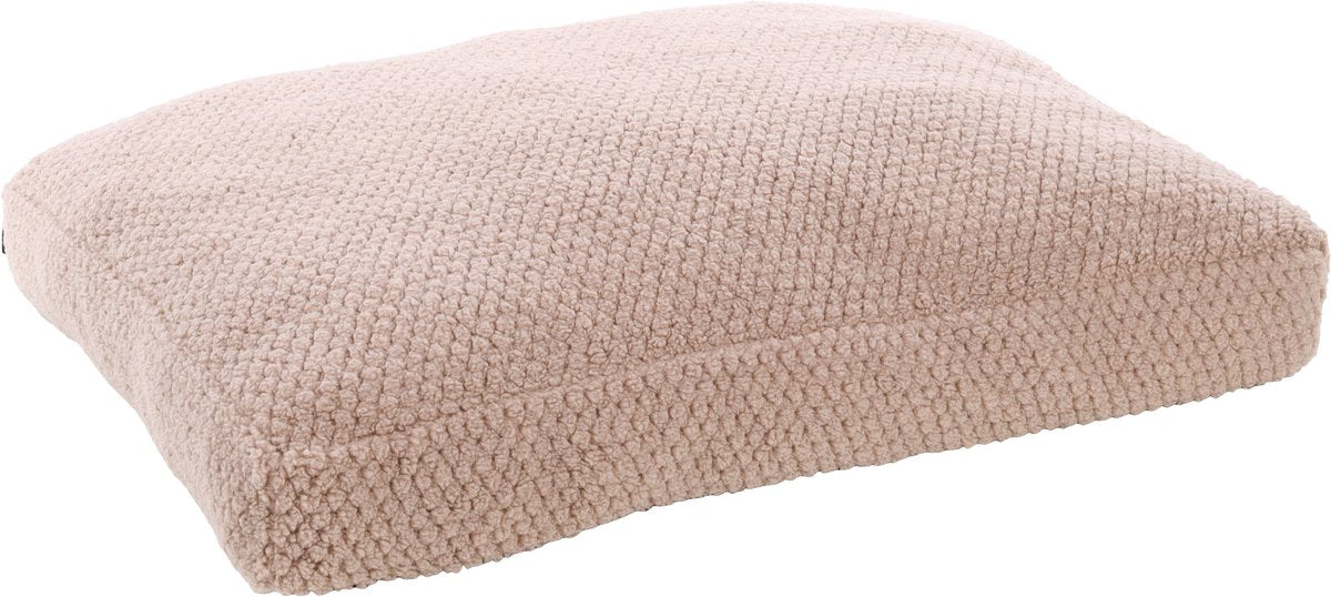 Flamingo-Hundekissen – Katzenkissen – Hundebett, Katzenbett – Jacquard-Taupe – 80 x 60 x 10 cm – Komfort-Stil für Ihr Haustier