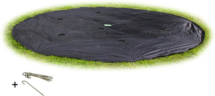 Exit Toys Exit Bodentrampolinabdeckung ø427cm – Trampolin-Schutzhülle – wetterfest – rund – Plane