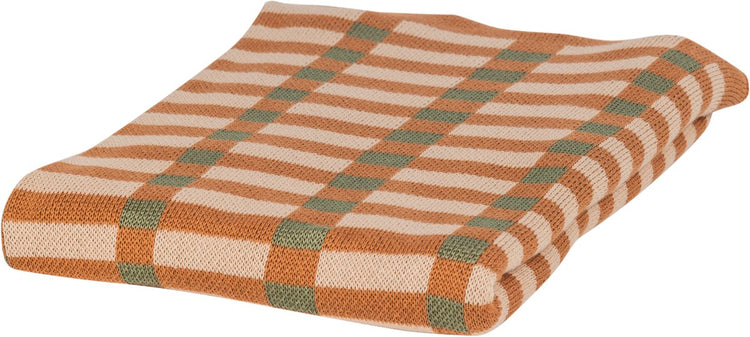 Woood Vola Teppich – Baumwolle – Grün Orange – 1x170x130