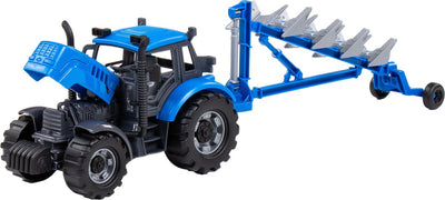 Cavallino Toys Cavallino Traktor mit Team Blue, Skala 1:32