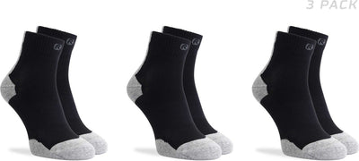 Rogelli Core Laufsocken – 3er-Pack – Schwarz Grau – 44 47