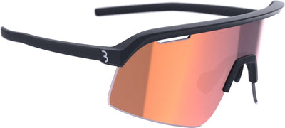 BBB Cycling Valor Flux Professionelle Radsportbrille für Damen und Herren – kontrastreiche Sportbrille – Radsportbrille mit Flux-Linse – Antibeschlag – mattschwarz rot – bsg-81