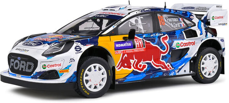 Solido Ford Puma Rally 1 Rallye Schweden '24 #16 Fourmaux Coria Maßstab 1:18