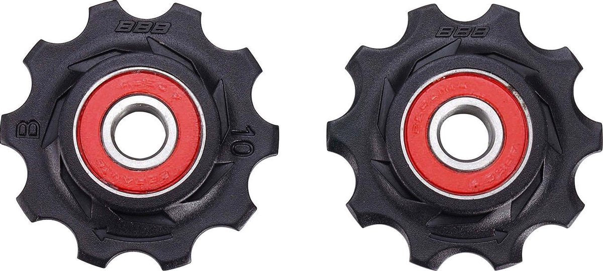 BBB Cycling Keramik-Umwerferräder Shimano, Campagnolo Sram – 7-Gang, 8-Gang, 9-Gang, 10-Gang – langlebig – schwarz – 10 Zähne – Rollerboys Keramik BDP-11