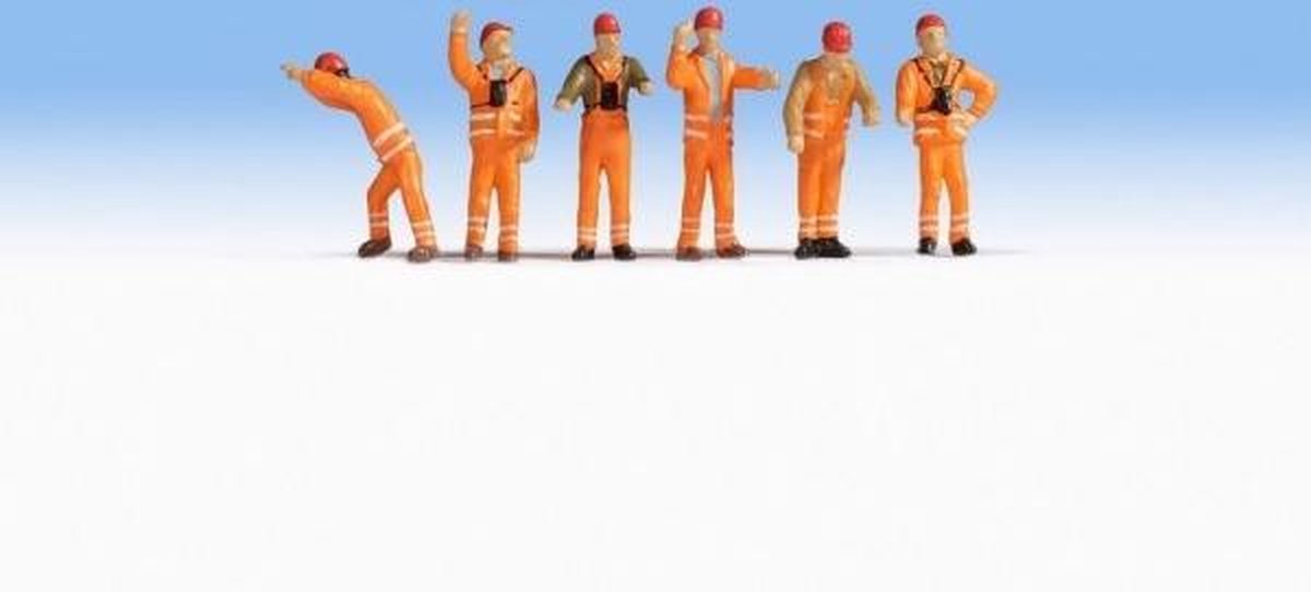 Noch 36275 n Rangierpersonalfiguren bemalt, stehend