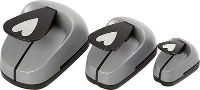 Creativ Company Stanzset, Herz, Größe 25+49+75 mm, 3 Stück 1 Box