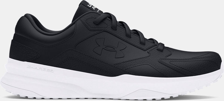 Under Armour ua Edge lthr-blk Herren-Sportschuhe – Schwarz – Weiß