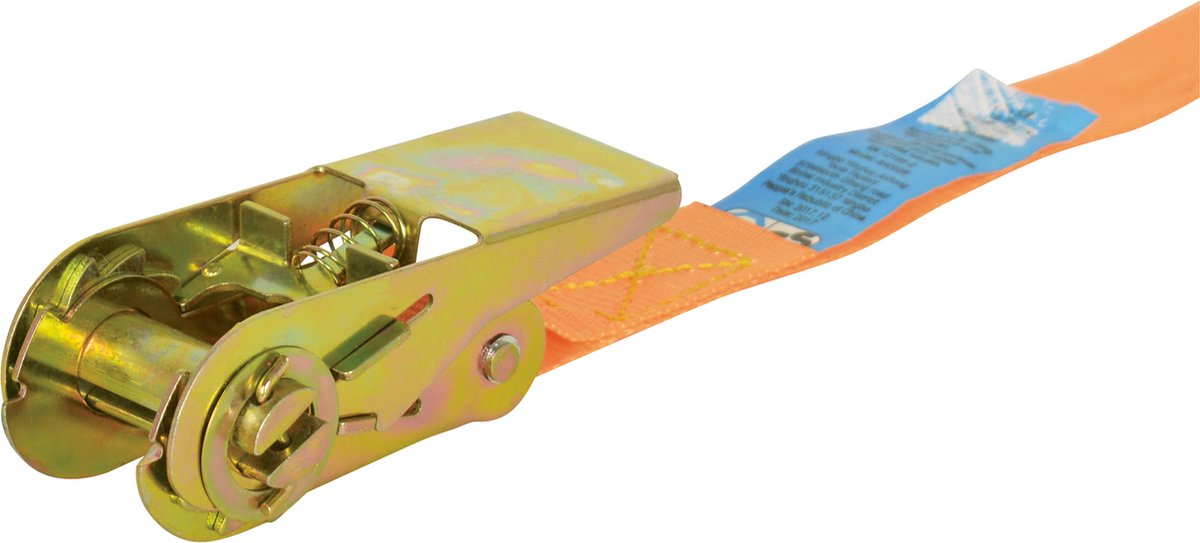 Carpoint Spanngurt mit Ratsche 3m - 500 kg - TüV - Polyester - stark, sicher - für Auto-, Anhängertransport