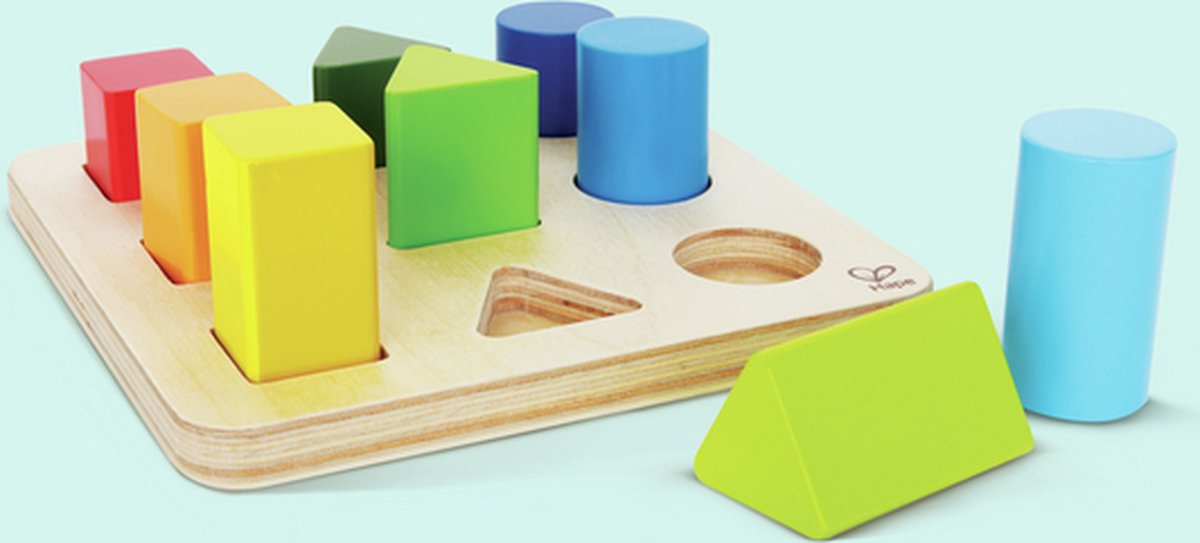 Bilden Sie Hape -Holzsortikett